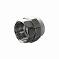 Муфтаразъемная ПП 25-1/2''  с внутренней резьбой белая Политэк купить в Челябинске | "Проконсим"