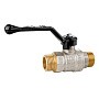 Краны латунные шаровые DN 15-25 PN 40 никелированные рычаг штуцер-штуцер LD Pride 47.305 купить в Челябинске | "Проконсим"