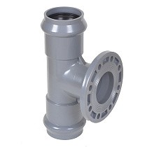 Тройники НПВХ раструбные SDR26 DN 110-315 PN 10 фланцем Хемкор купить в Челябинске | "Проконсим"