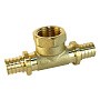 Тройник латунный для PEX труб 16-1/2''-16 PN 16 S-2,2мм под надвижную гильзу Valfex VF.432.AF купить в Челябинске | "Проконсим"