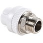 Муфта ПП под ключ 50-1 1/2'' PN 25 белая РВК купить в Челябинске | "Проконсим"