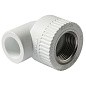 Угольники ПП DN 20-32 PN 25 комбинированные с внутренней резьбой белые Pro Aqua купить в Челябинске | "Проконсим"
