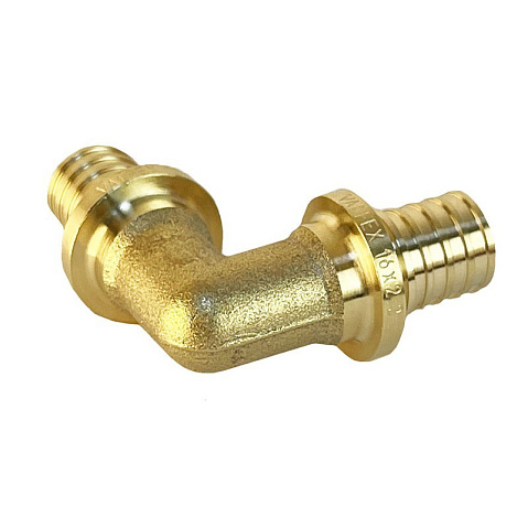 Угольники латунные для PEX труб DN 16-20 PN 16 под надвижную гильзу Valfex VF.451.AF купить в Челябинске | "Проконсим"