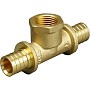 Тройники латунные для PEX труб DN 16-25 PN 10 под надвижную гильзу с внутренней резьбой ONE PLUS купить в Челябинске | "Проконсим"