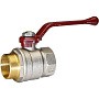 Краны латунные шаровые DN 15-50 PN 25-40 никелированные рычаг муфта-штуцер Temper 88 ГОСТ Р 59553 купить в Челябинске | "Проконсим"