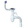 Сифон для мойки Unicorn В435V, 40х50 гибкий отвод, 3 1/2'' х40 с отводом для стиральной машины, прямоугольный перелив купить в Челябинске | "Проконсим"