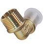 Угольники латунные под надвижную гильзу PEX DN 16-32 с наружной резьбой Hipex купить в Челябинске | "Проконсим"