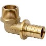 Угольник латунный для PEX труб 16-1/2'' под надвижную гильзу с наружной резьбой MVI SF.632.0404 купить в Челябинске | "Проконсим"