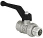 Кран латунный шаровой 11Б27фт1М DN 15 PN 40 никелированный рычаг-американка Valfex.223 DeltaPro купить в Челябинске | "Проконсим"