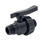 Кран шаровый ПЭ резьбовой НР-НР DN 1 1/2'' PN 10 купить в Челябинске | "Проконсим"