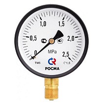  Манометр ТМ-510Р 100мм, G1/2'' РСМ (923200423) со склада Проконсим в Челябинске