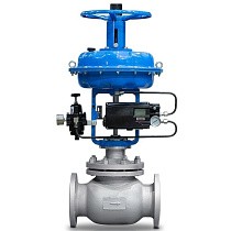 Клапаны стальные запорно-регулирующие DN 25-80 PN 4 с пневмоприводом 300гр. МА-С-560-25-3-У1 с ручным дублером КПСР купить в Челябинске | "Проконсим"