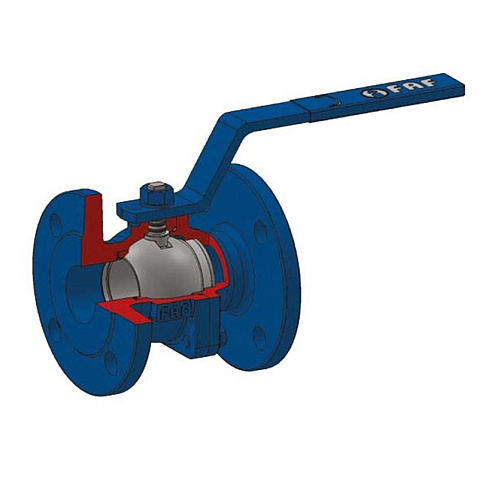 Краны шаровые полнопроходные DN 200-250 PN16 фланцевые PTFE с редуктором FAF 1100 (FAF 1220) купить в Челябинске | "Проконсим"