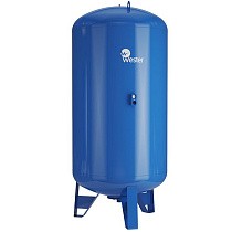 Гидроаккумуляторы для водоснабжения DN 50-80 PN 16 вертикальные голубые WESTER купить в Челябинске | "Проконсим"