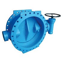 Затворы поворотные дисковые DN 100-600 PN 16 фланцевые с чугунным диском с редуктором FAF 3800 купить в Челябинске | "Проконсим"