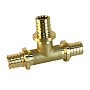 Тройник латунный для PEX труб 16-16-16 PN 16 S-2,2мм под надвижную гильзу Valfex VF.431.AF купить в Челябинске | "Проконсим"