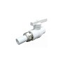 Краны шаровые ПП DN 20-32 PN 25 с односторонним разъемным соединением белые Valfex купить в Челябинске | "Проконсим"