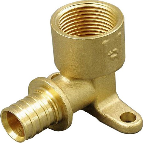 Угольник латунный для PEX труб 16-1/2'' PN 10 под надвижную гильзу с внутренней резьбой ONE PLUS купить в Челябинске | "Проконсим"