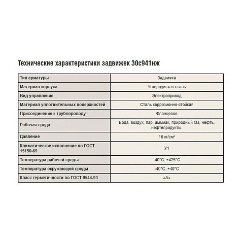 Задвижка стальная 30с941нж DN 50 PN 16 фланцевая под привод тип А, класс ''А'' L=180мм САЗ АВАНГАРД купить в Челябинске | "Проконсим"