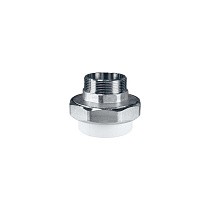 Муфты ПП DN 75-110 PN 25 разъёмные с наружной резьбой белые Valfex купить в Челябинске | "Проконсим"