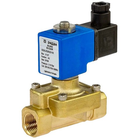 Клапаны электромагнитные DN 15-50 PN 12-16 латунные 220В нормально закрытые EPDM РИДАН EV220R купить в Челябинске | "Проконсим" Клапаны электромагнитные DN 15-50 PN 12-16 латунные 220В нормально закрытые EPDM РИДАН EV220R купить в Челябинске | "Проконсим"