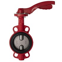 Затворы поворотные дисковые DN 40-250 PN 16 межфланцевые с чугунным диском рычаг Рашворк 200 купить в Челябинске | "Проконсим"