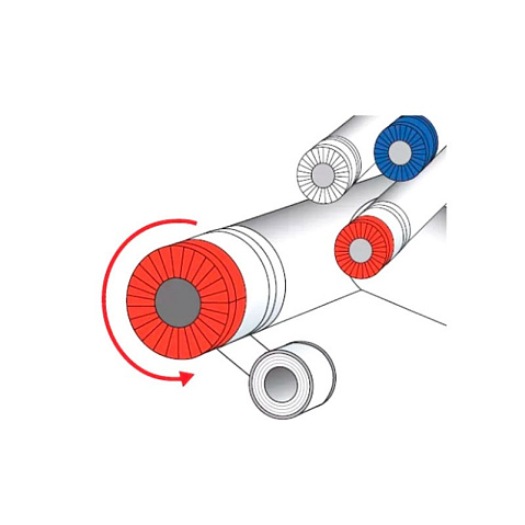 Алюминиевая лента-заглушка K-FLEX red длина лепестков 28мм, ширинна ленты 32мм, L 10м купить в Челябинске | "Проконсим"