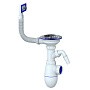 Сифон для мойки Unicorn B430VP, без отвода, 3 1/2'' х40 с отводом для стиральной машины, прямоугольный перелив купить в Челябинске | "Проконсим"