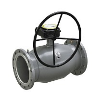 Краны стальные шаровые регулирующие DN 125-300 PN 25 цельносварные фланцевые с редуктором LD Energy Regula купить в Челябинске | "Проконсим"