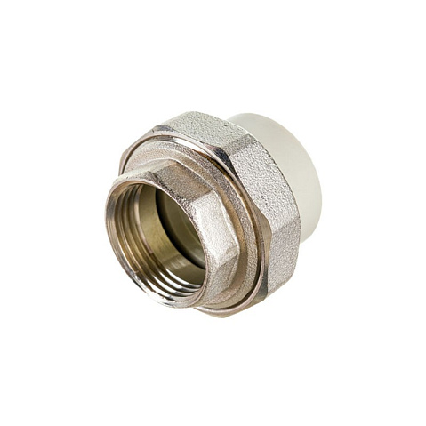 Муфта комбинированная разъёмная VALFEX 25 PN 25 G-1/2'' американка-ВР серая купить в Челябинске | "Проконсим"