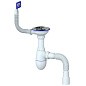 Сифон для мойки Unicorn В425, 40х50 гибкий отвод, 3 1/2'' х40 чаша из нержавеющей стали, прямоугольный перелив купить в Челябинске | "Проконсим"