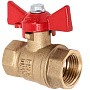 Кран латунный шаровой 11Б27фт1М DN 20 PN 40 бабочка муфта-муфта Valfex.217 DeltaPro купить в Челябинске | "Проконсим"