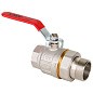Кран латунный шаровой MVI BV.520 DN 40 PN 40 никелированный полнопроходной американка рычаг купить в Челябинске | "Проконсим"