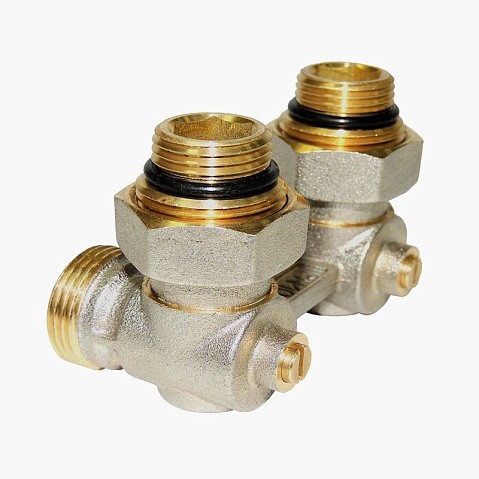 Узел нижнего подключения Vekotrim DN 15 PN 10 угловой двухтрубный 15-3/4'' с ниппелем, штуцер купить в Челябинске | "Проконсим"