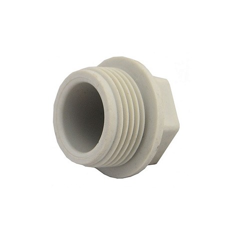 Заглушка полипропиленовая резьбовая VALFEX 25 PN 25 G-3/4'' серый купить в Челябинске | "Проконсим"