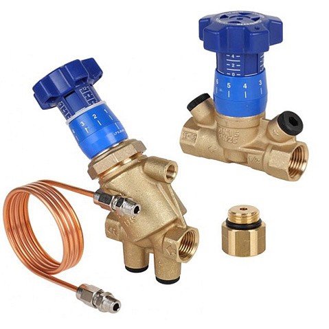 Комплект автоматической балансировки MVI BLN.DP1.04 DN 15 PN 25 (Регулятор перепада давления BL.510 +клапан балансировочный BL.210 +переходник BL.901.02) купить в Челябинске | "Проконсим"