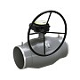 Кран стальной шаровой цельносварной LD Energy Regula, DN 200 PN 25, 430мм, стандартнопроходной, приварной с редуктором купить в Челябинске | "Проконсим"