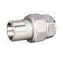 Американки латунные DN 15-50 PN 40 никелированные муфта-штуцер прямые LD Pride купить в Челябинске | "Проконсим"