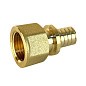 Муфта латунная для PEX труб 20-1/2'' PN 16 S-2,8мм переходная под надвижную гильзу Valfex VF.402.AF купить в Челябинске | "Проконсим"