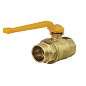 Кран латунный шаровой газовый 11Б27п DN40 PN40 рычаг муфта-штуцер БАЗ Standart купить в Челябинске | "Проконсим"