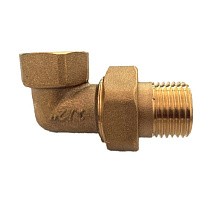 Американки латунные DN 15-50 PN 40 муфта-штуцер угловые купить в Челябинске | "Проконсим"