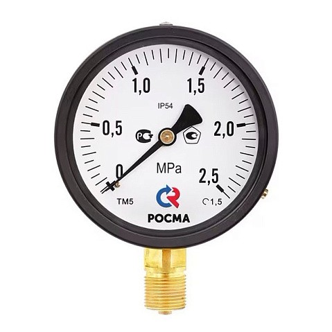 Манометр общетехнический Росма ТМ-510Р.00, до 0,16МПа M20x1,5, 100мм, радиальное присоединение, класс точности 1.5, IP54 купить в Челябинске | "Проконсим" Манометр общетехнический Росма ТМ-510Р.00, до 0,16МПа M20x1,5, 100мм, радиальное присоединение, класс точности 1.5, IP54 купить в Челябинске | "Проконсим"
