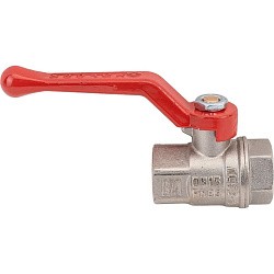  Латунный шаровой кран Ду40 Ру25 Valfex VF.214.NR1.112.DP 11Б27фт1М ВР-ВР, проход , рычаг. (111101037) со склада Проконсим в Челябинске