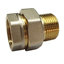 Американки латунные DN 15-50 PN 40 никелированные муфта-штуцер прямые купить в Челябинске | "Проконсим"