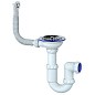 Сифон для мойки Unicorn Y411, без отвода, 3 1/2'' х40 чаша из нержавеющей стали, круглый перелив купить в Челябинске | "Проконсим"