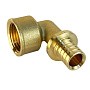 Угольник латунный для PEX труб 16-1/2'' PN 16 S-2,2мм под надвижную гильзу Valfex VF.452.AF купить в Челябинске | "Проконсим"