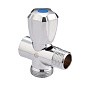 Вентиль латунный проходной MVI BV.461 DN 15 +отверстие 20 PN 10 хромированный муфта-штуцер маховик купить в Челябинске | "Проконсим"