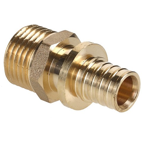 Муфта соединительная для PEX труб 16-1/2'' PN 10 с наружной резьбой под надвижную гильзу Hipex типS HFWS00043 купить в Челябинске | "Проконсим"