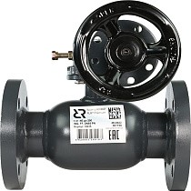 Краны стальные шаровые регулирующие DN 65-600 PN 16 цельносварные фланцевые с редуктором JIP-FF РИДАН купить в Челябинске | "Проконсим"