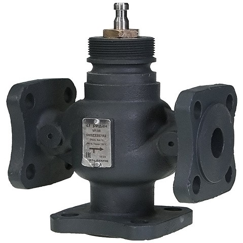 Клапан чугунный регулирующий DN 15 PN 16 под привод 1kv фланцевый до 150гр. РИДАН VF-3R 065Z3352R2 купить в Челябинске | "Проконсим"
